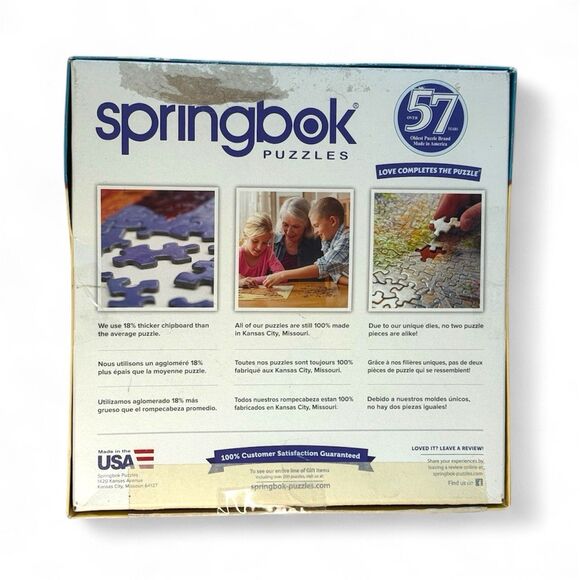 COMPLETE Springbok's 1000 Piece Jigsaw Puzzle “The Conservatory” Made In USA - Picture 3 of 4